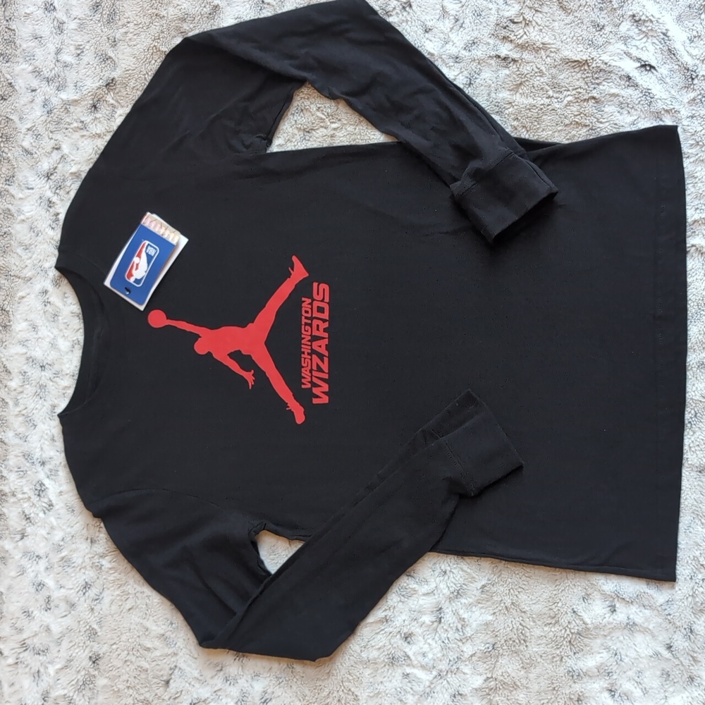 Nike Jordan NBA Washinton Wizards Long Sleeve T-Shirt